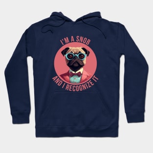 Snobbish Pug Hoodie